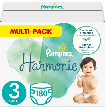 Pampers Harmonie Luiers Maat 3 (6 -10 kg) 180 stuks