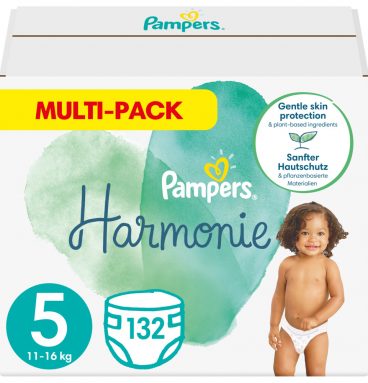 Pampers Harmonie Luiers Maat 5 (11 - 16 kg) 132 stuks