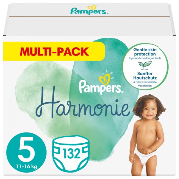 Pampers Harmonie Luiers Maat 5 (11 - 16 kg) 132 stuks