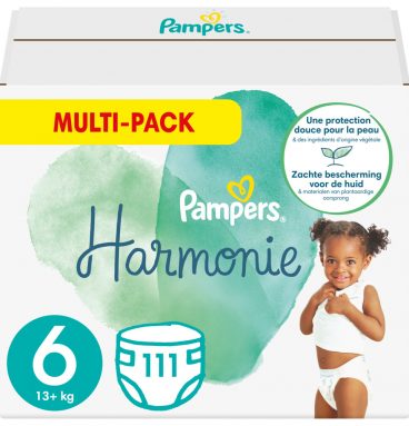 Pampers Harmonie Luiers Maat 6 (13+ kg) 111 stuks