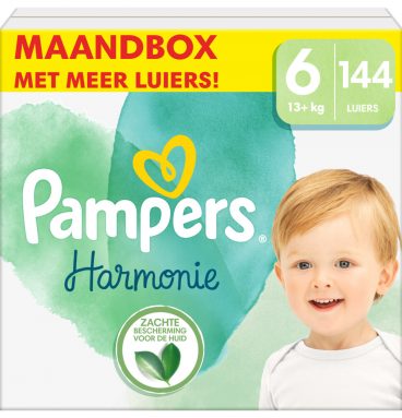 Pampers Harmonie Luiers Maat 6 (13+ kg) 144 stuks