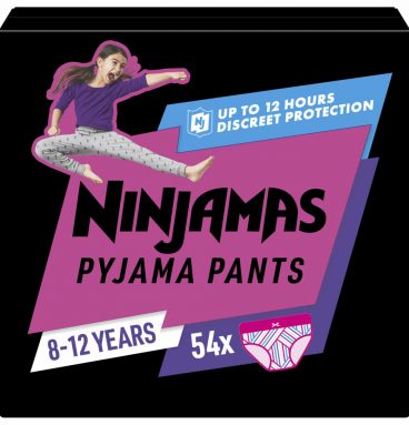 Pampers Ninjamas Maat 8 (8-12 jaar) Meisje 54 stuks