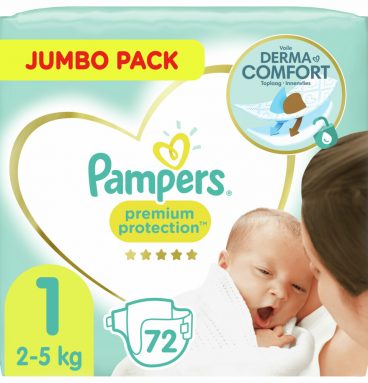 Pampers Premium Protection Luiers Maat 1 (2-5kg) 72 stuks