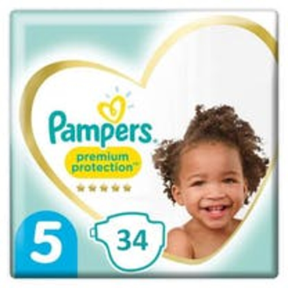 Pampers Premium Protection Luiers Maat 5 (11-16 kg) 34 stuks