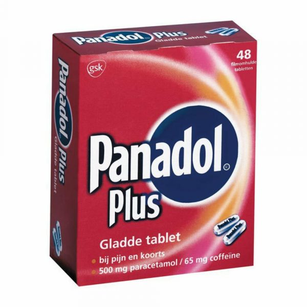 Panadol Plus Gladde Tablet 500 mg 48 tabletten