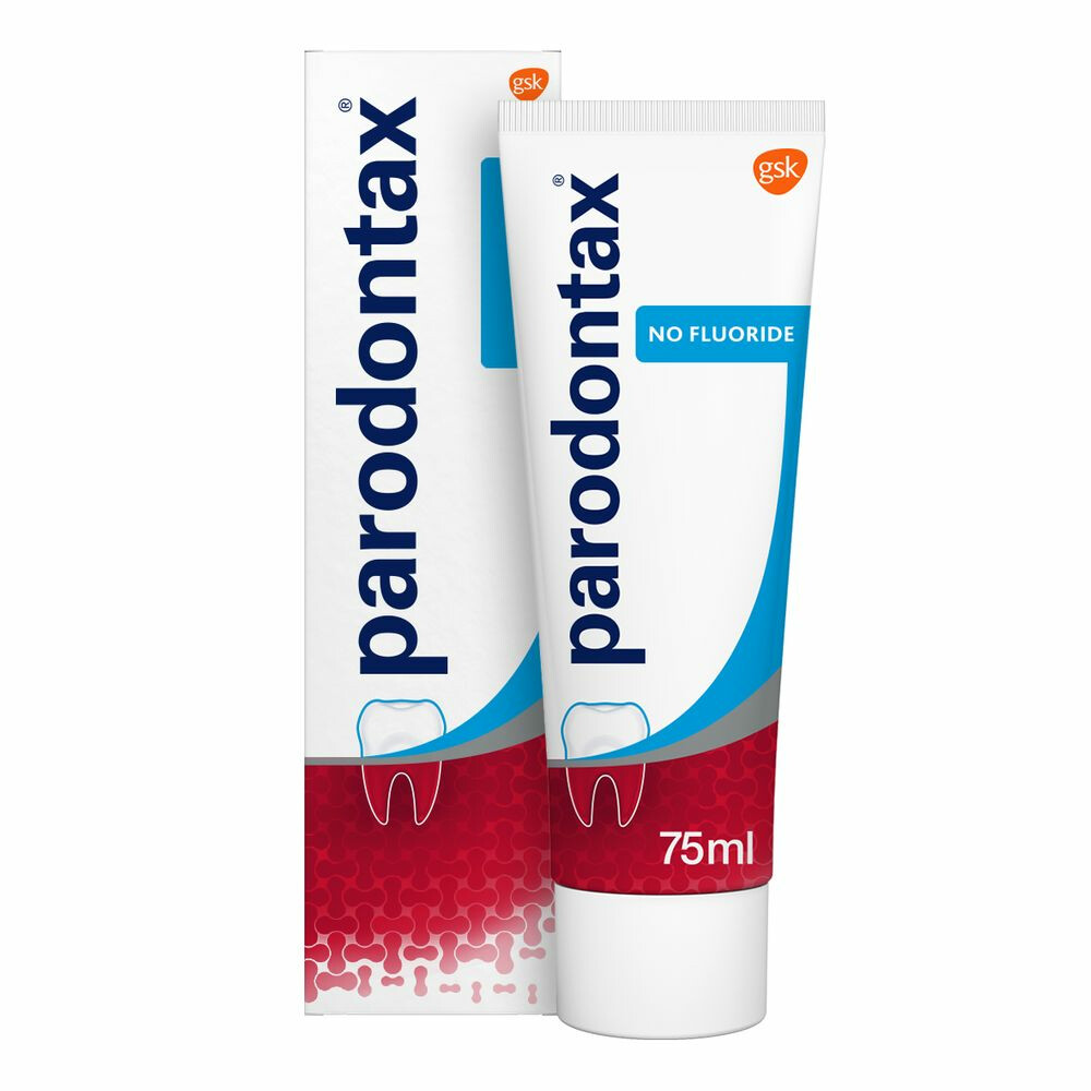 4x Parodontax Tandpasta Fluoride Vrij 75 ml