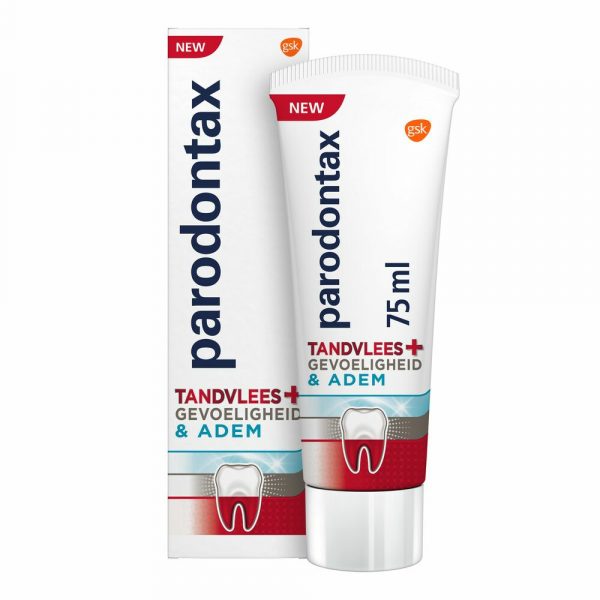 Parodontax Tandpasta Tandvlees+ Gevoeligheid&Adem 75 ml