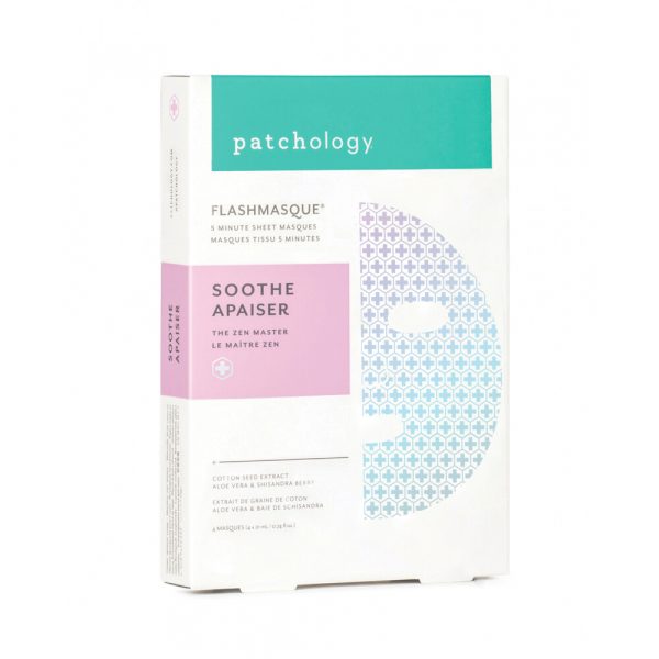 Patchology FlashMasque Sheetmasker 4-pack Soothe 4 stuks