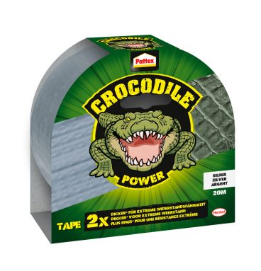 Pattex Crocodile Power Tape Zilver 20 m