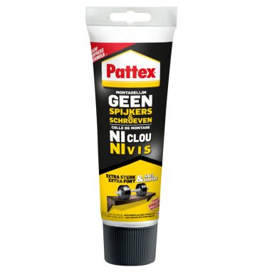 Pattex Geen Spijkers&Schroeven Montage Lijm Extra Sterk 250 gr