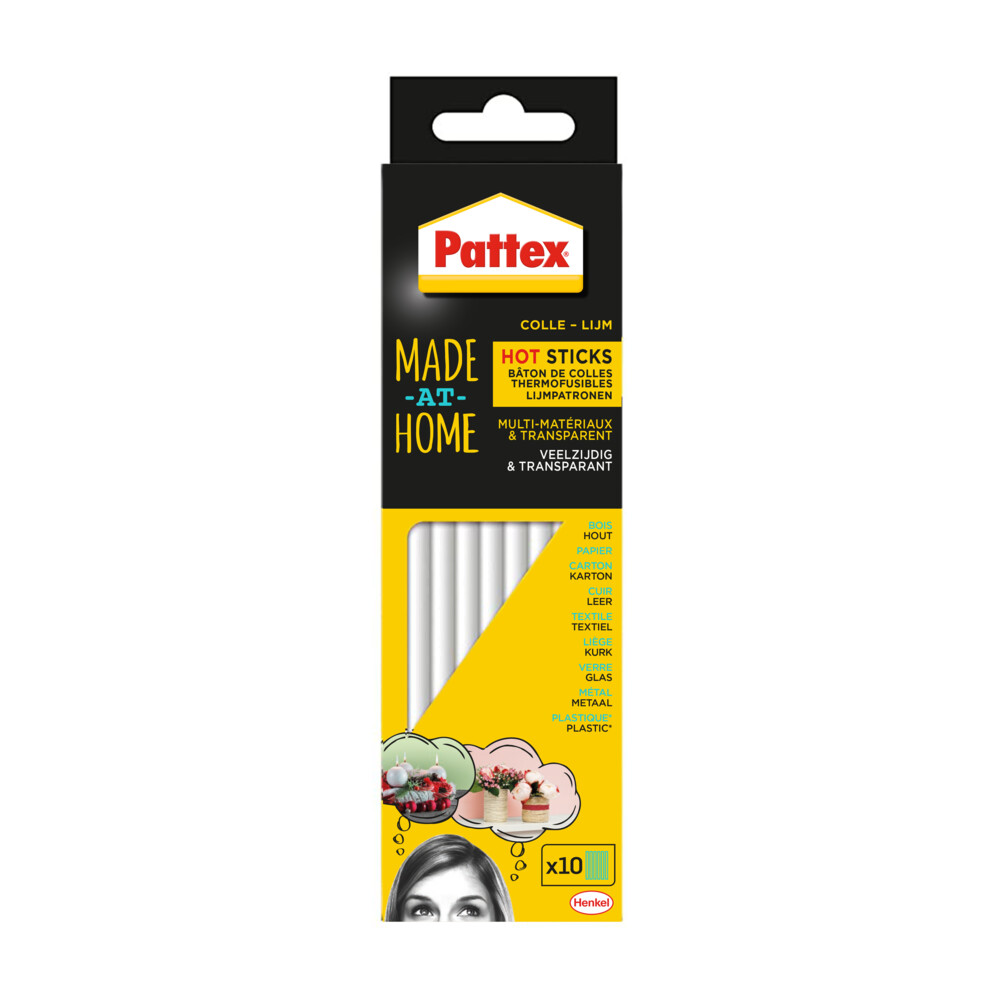 6x Pattex Hobby Hotsticks Alleslijm 200 gr