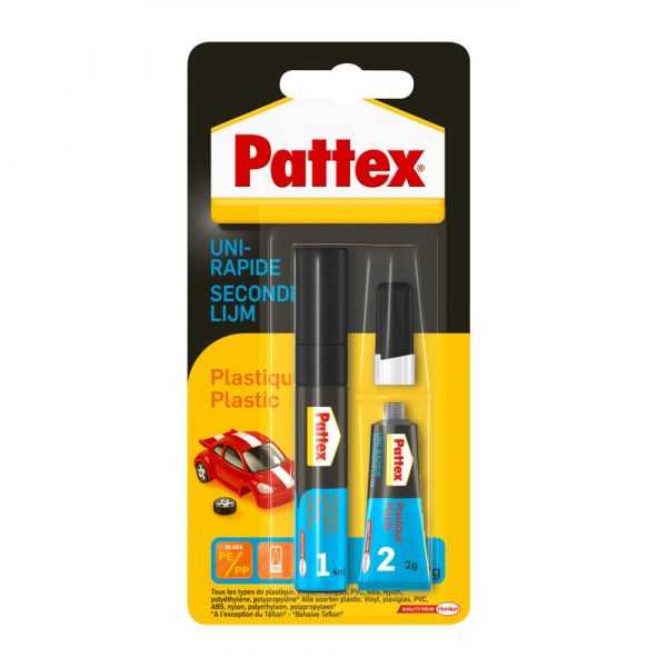 Pattex Secondelijm Plastic 2 gr