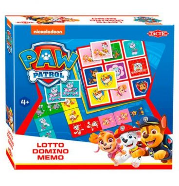 Paw Patrol 3-in-1 : Memo - Lotto - Domino