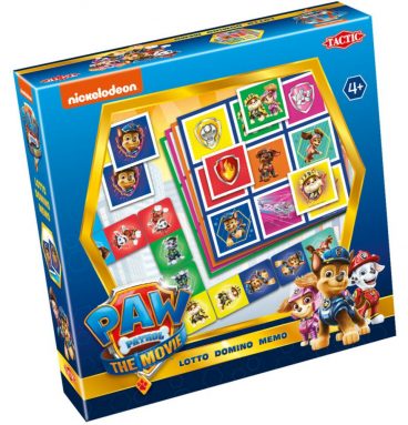 Paw Patrol The Movie 3-in-1 : Memo - Lotto - Domino