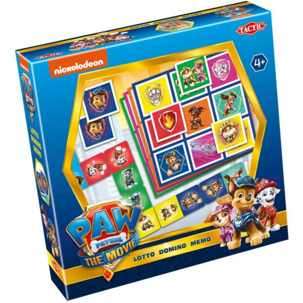 Paw Patrol The Movie 3-in-1 : Memo - Lotto - Domino