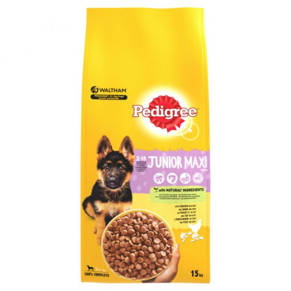 Pedigree Droogvoer Maxi Junior Kip - Rijst 15 kg