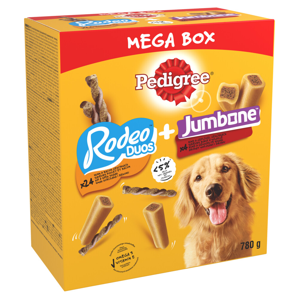 Pedigree Rodeo Jumbone Megabox 780 gr