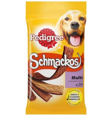 9x Pedigree Schmackos Multi 140 gr