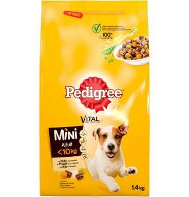 4x Pedigree Vital Droogvoer Adult Mini Kip 1