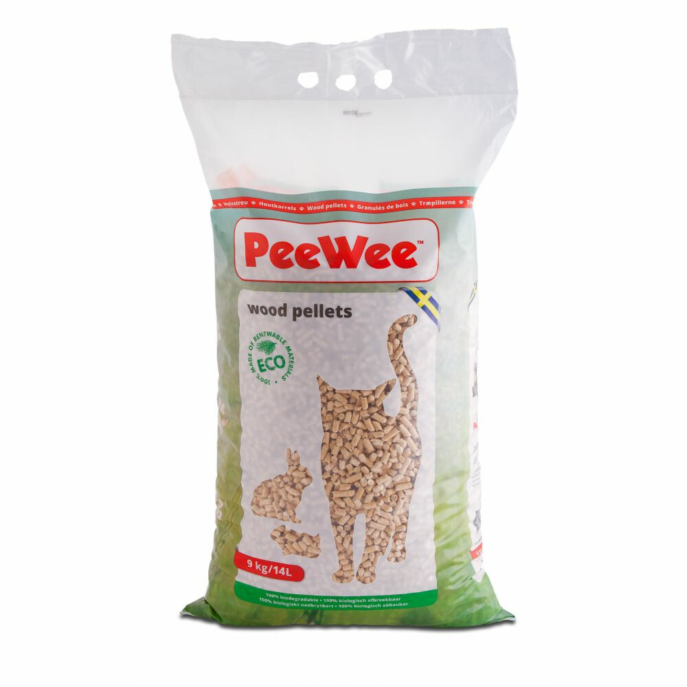 PeeWee Houtkorrels 9 kg