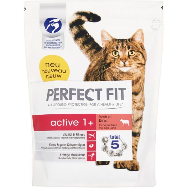 4x Perfect Fit Droogvoer Active Rund 750 gr