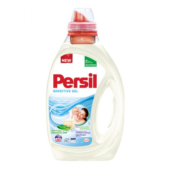 4x Persil Vloeibaar Wasmiddel Sensitive Gel 1 liter