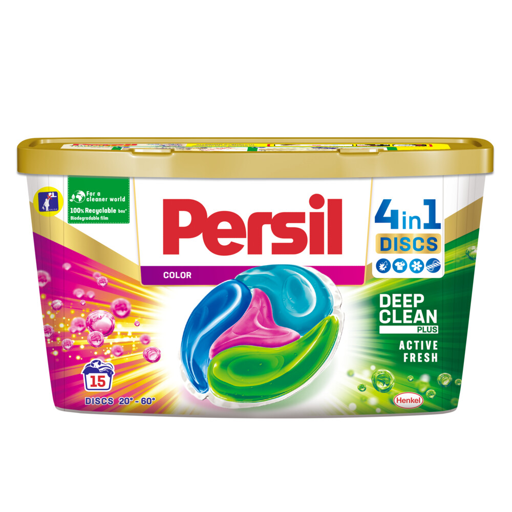 8x Persil Wasmiddelcapsules Discs Color 15 stuks