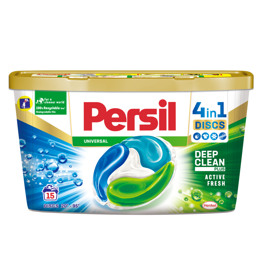 8x Persil Wasmiddelcapsules Discs Universal 15 stuks