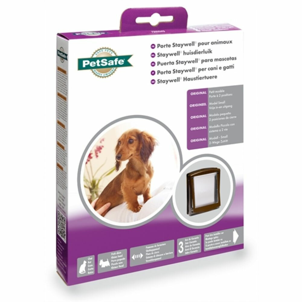 Petsafe Honden&Kattenluik Bruin S