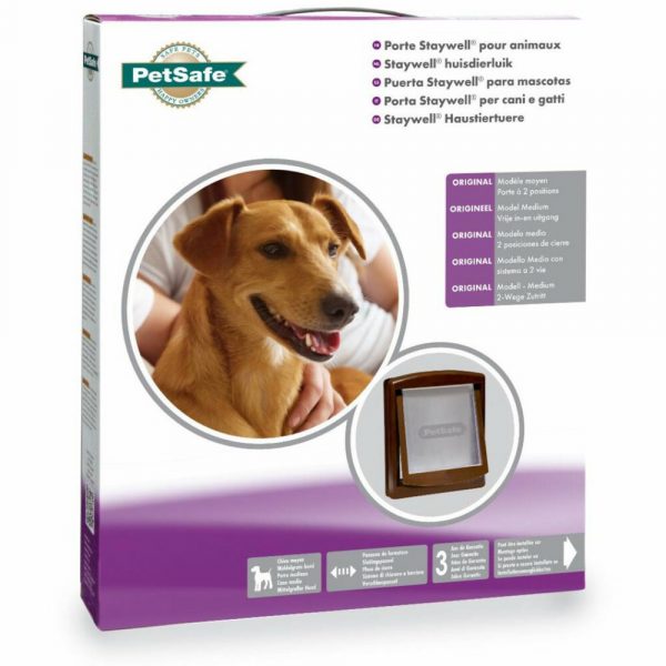 Petsafe Hondenluik tot 18 kg Bruin M