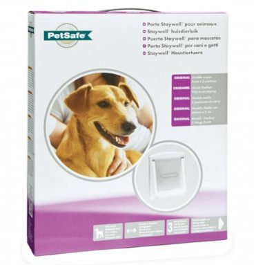 Petsafe Hondenluik tot 18 kg Wit M