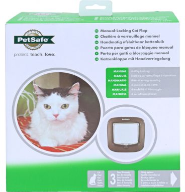 Petsafe Kattendeur 4lock Bruin