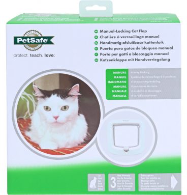 Petsafe Kattendeur 4lock Wit