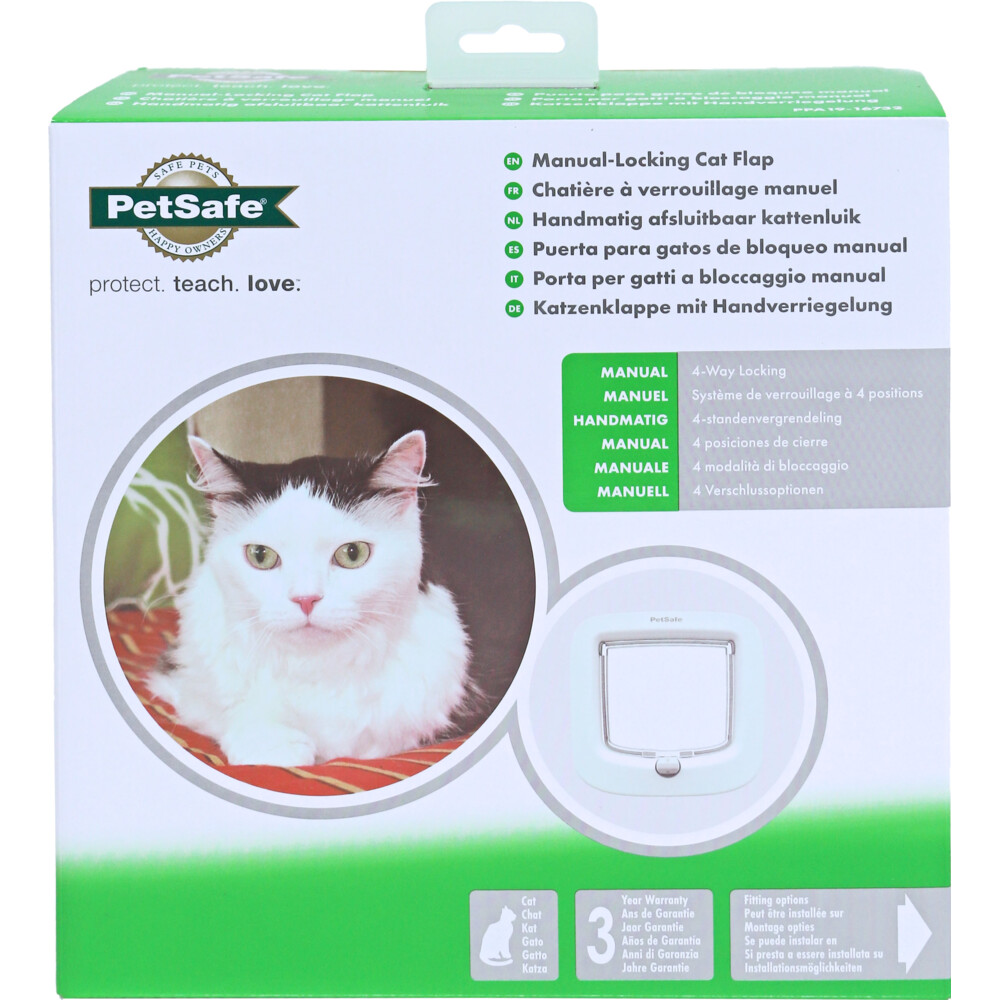 Petsafe Kattendeur 4lock Wit