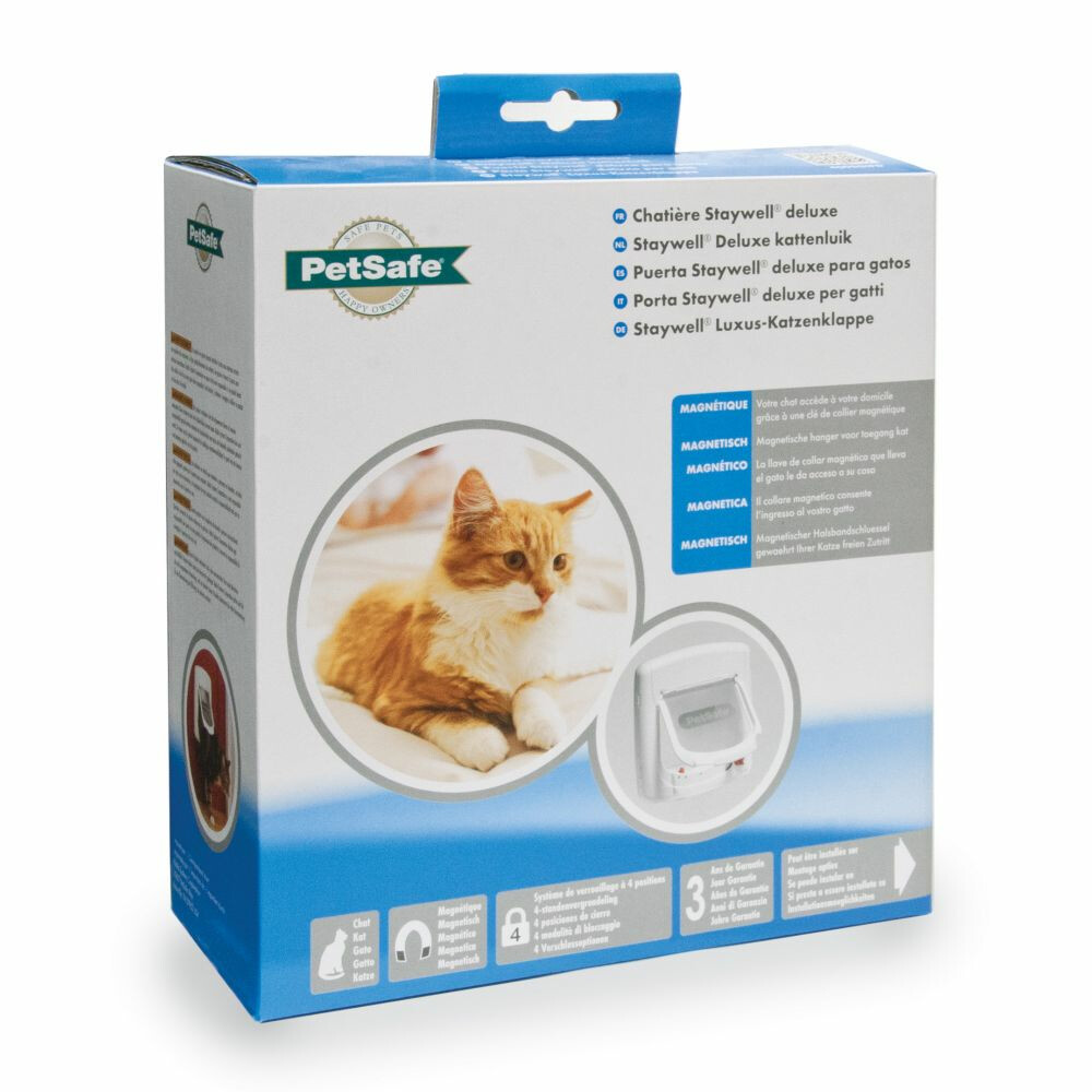 Petsafe Kattenluik Magnetisch Wit Tot 7 kg