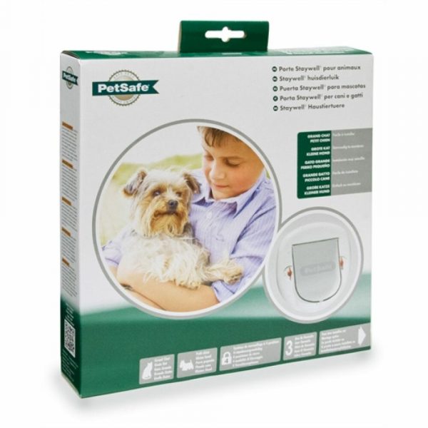 Petsafe Kattenluikje Grote Kat&Kleine Hond Wit