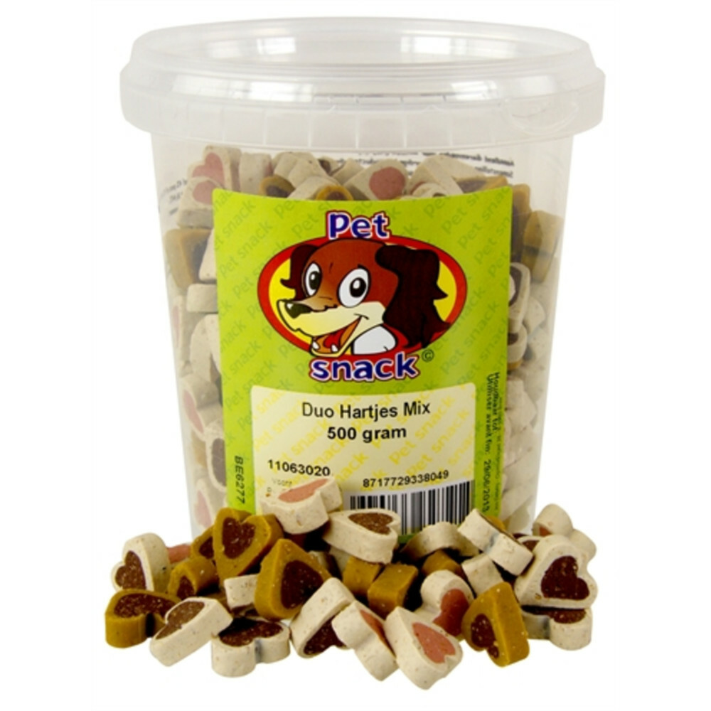 Petsnack Duo Mix Hartjes 500 gr