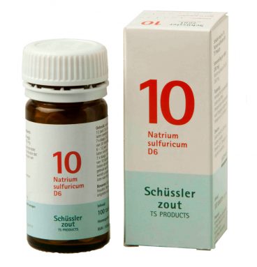 Pfluger Schussler Zout nr 10 Natrium Sulfuric D6 100 tabletten