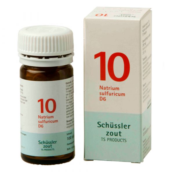 Pfluger Schussler Zout nr 10 Natrium Sulfuric D6 100 tabletten