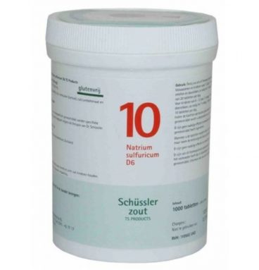 Pfluger Schussler Zout nr 10 Natrium Sulfuric D6 1000 tabletten