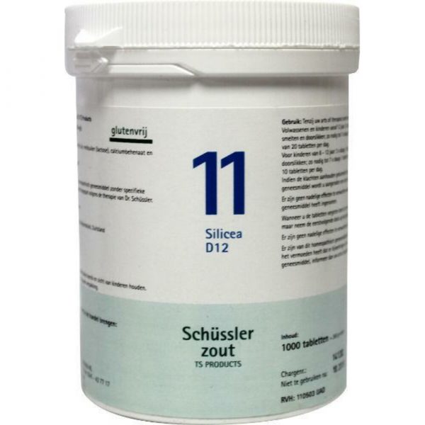 Pfluger Schussler Zout nr 11 Silicea D12 1000 tabletten