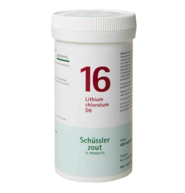 2x Pfluger Schussler Zout nr 16 Litium Chloratum D6 400 tabletten