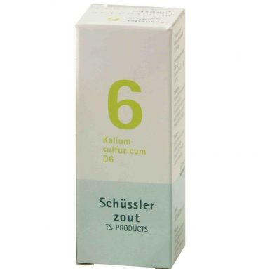 Pfluger Schussler Zout nr 6 Kalium Sulfuric D6 100 tabletten