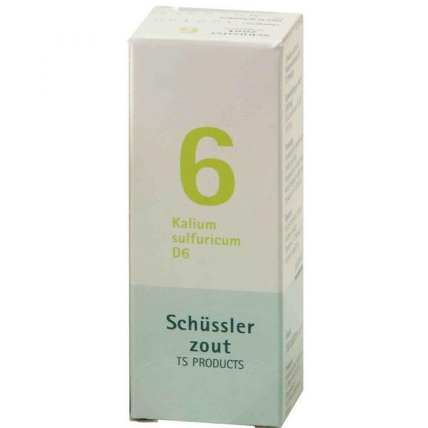 Pfluger Schussler Zout nr 6 Kalium Sulfuric D6 100 tabletten