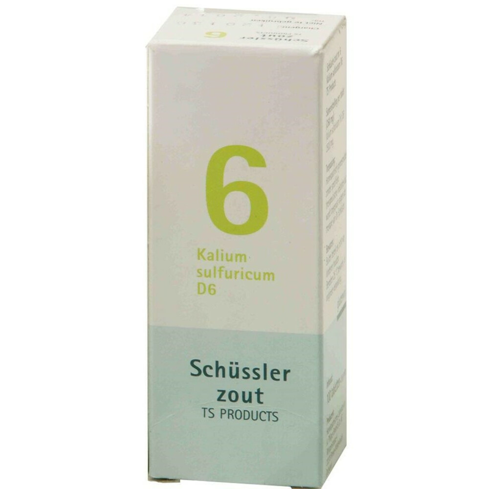 Pfluger Schussler Zout nr 6 Kalium Sulfuric D6 100 tabletten