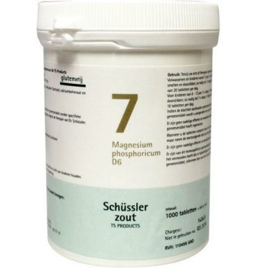 Pfluger Schussler Zout nr 7 Magnesium Phosphor D6 1000 tabletten