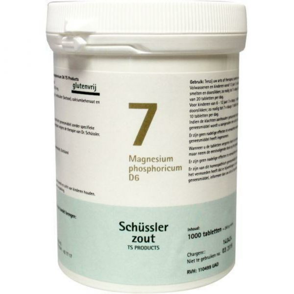 Pfluger Schussler Zout nr 7 Magnesium Phosphor D6 1000 tabletten