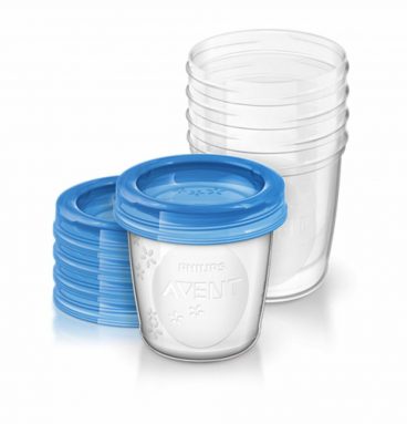 Philips Avent Bewaarbakjes Moedermelk 5 x 180 ml