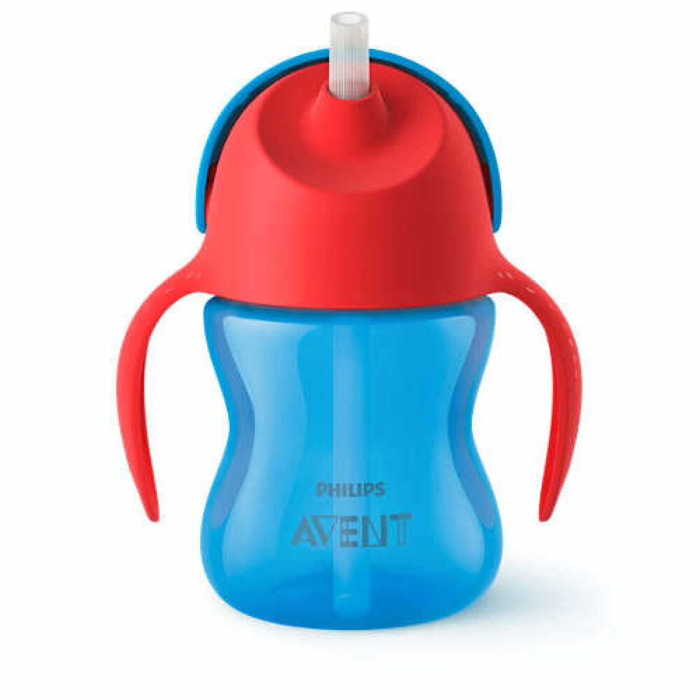 Philips Avent Rietjesbeker Blauw 200 ml