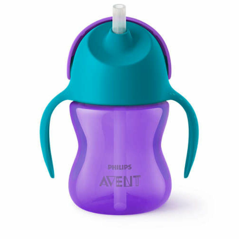 Philips Avent Rietjesbeker Paars 200 ml